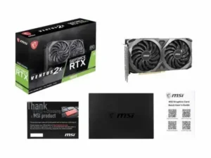 MSI Ventus GeForce RTX 3060 12GB GDDR6 PCI Express 4.0 Video Card RTX 3060 Ventus 2X 12G OC