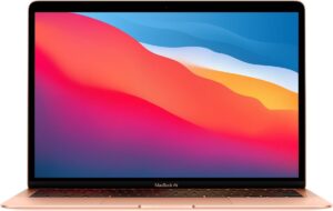 Apple MacBook Air, 13.3-inch, M1 Chip, Built for Apple Intelligence, 8-core CPU, 7-core GPU, 8GB Unified Memory, 256GB SSD Storage