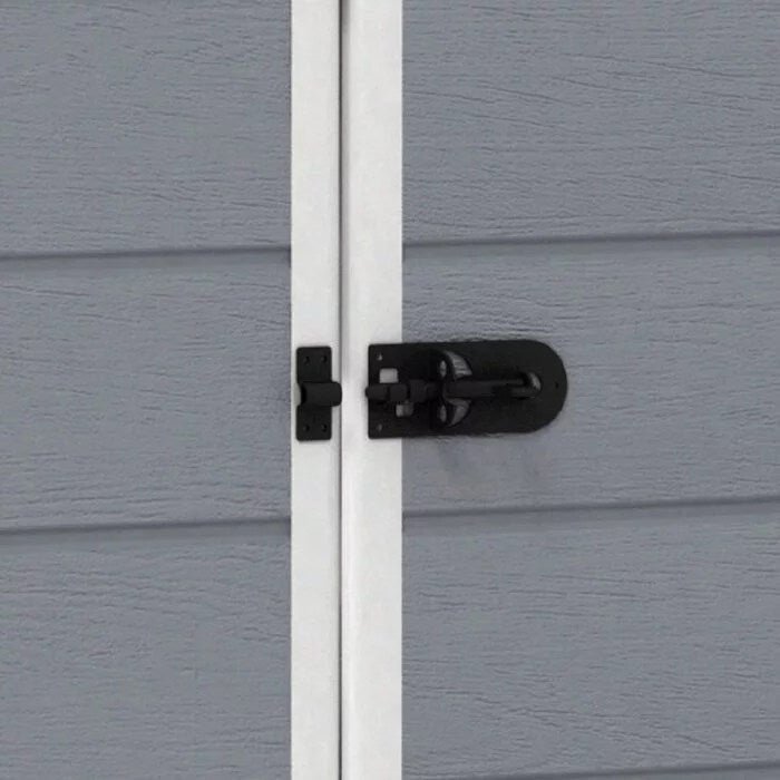 Keter Manor 4 ft. W x 6 ft. D Vertical Resin Outdoor Storage Shed Ideal For Patio Installation Included - Image 5