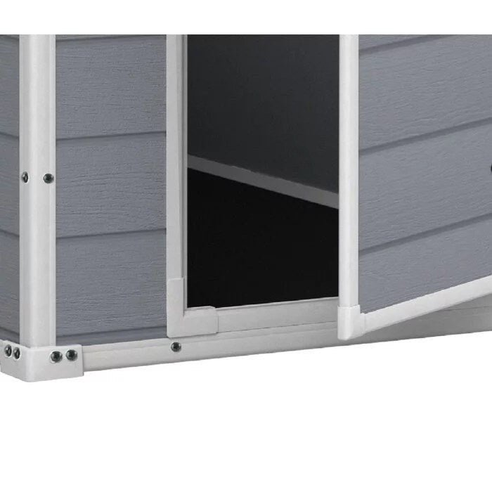 Keter Manor 4 ft. W x 6 ft. D Vertical Resin Outdoor Storage Shed Ideal For Patio Installation Included - Image 4