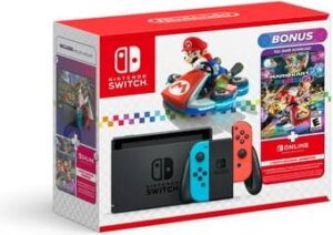 Nintendo Switch Mario Kart 8 Deluxe Bundle -Red/Blue