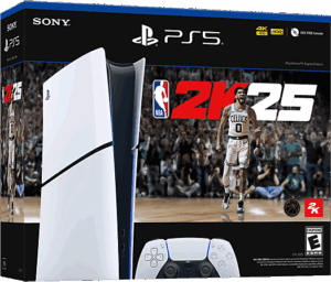 Sony PlayStation 5 (PS5) - Digital Edition Console NBA 2K25 Bundle (Slim) 1TB